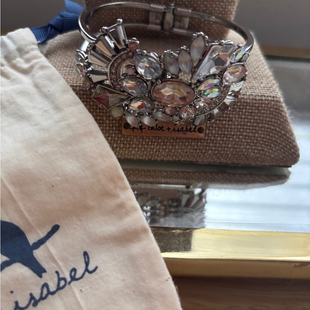 Chloe & Isabel Crystal  Toggle Bangle